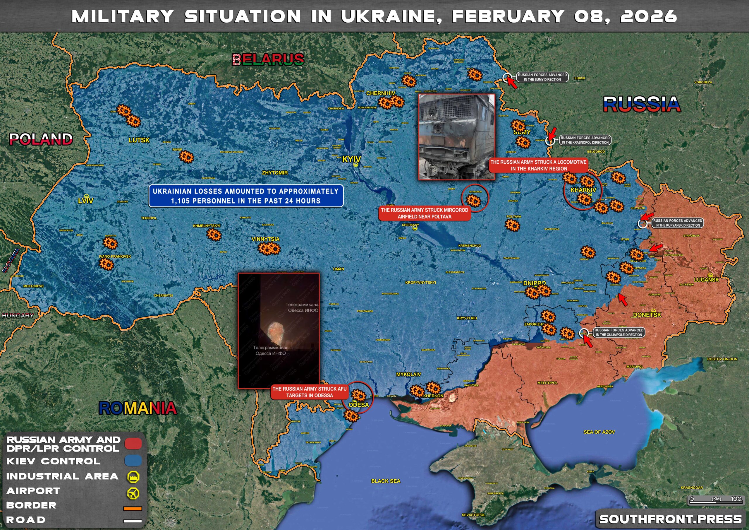 Military Situation In Ukraine On February 8 2026 Maps Update 8feb2026 Ukraine Map 