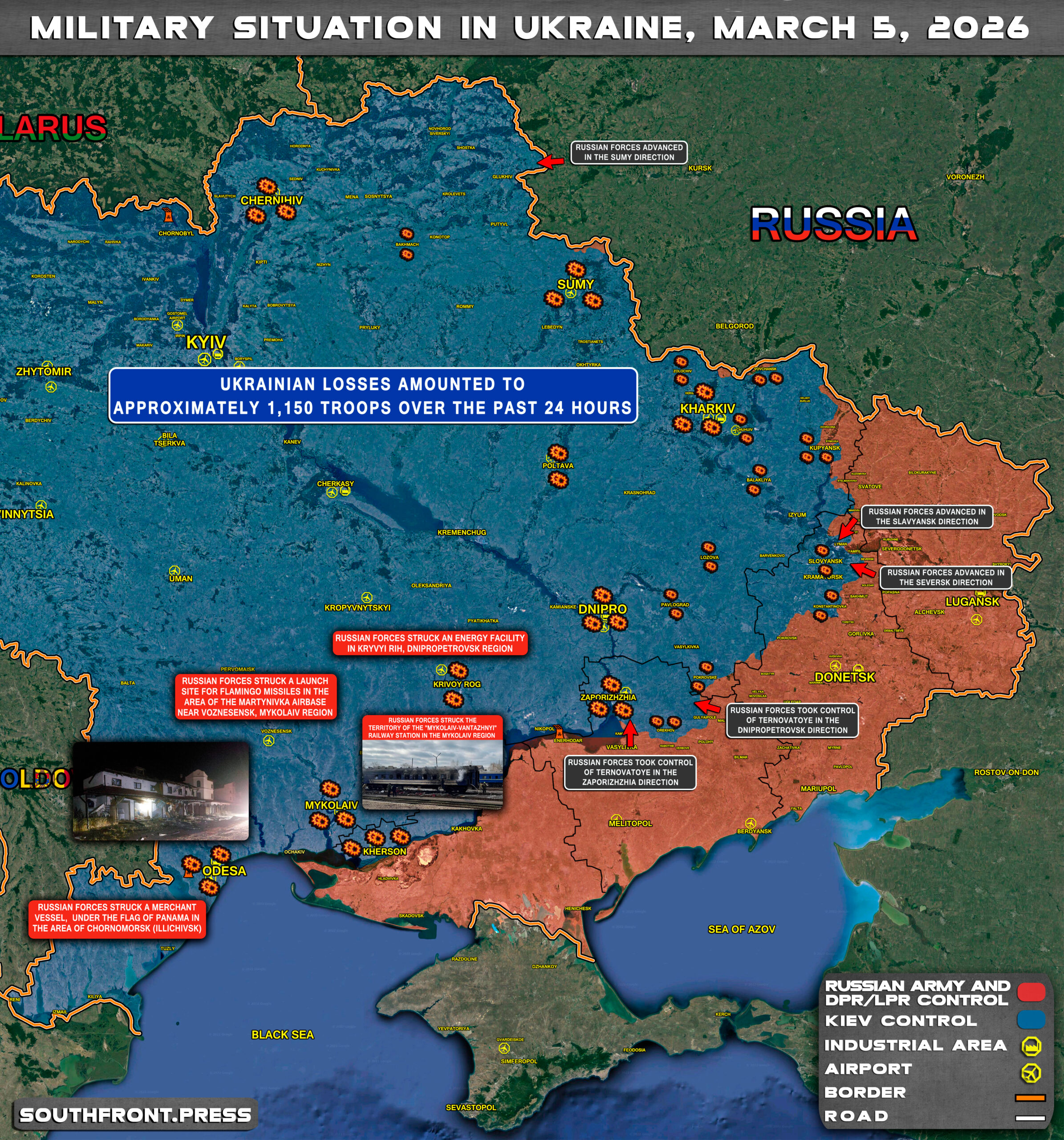 Military Situation In Ukraine On March 5 2026 Maps Update 05Mar Ukraine Map 
