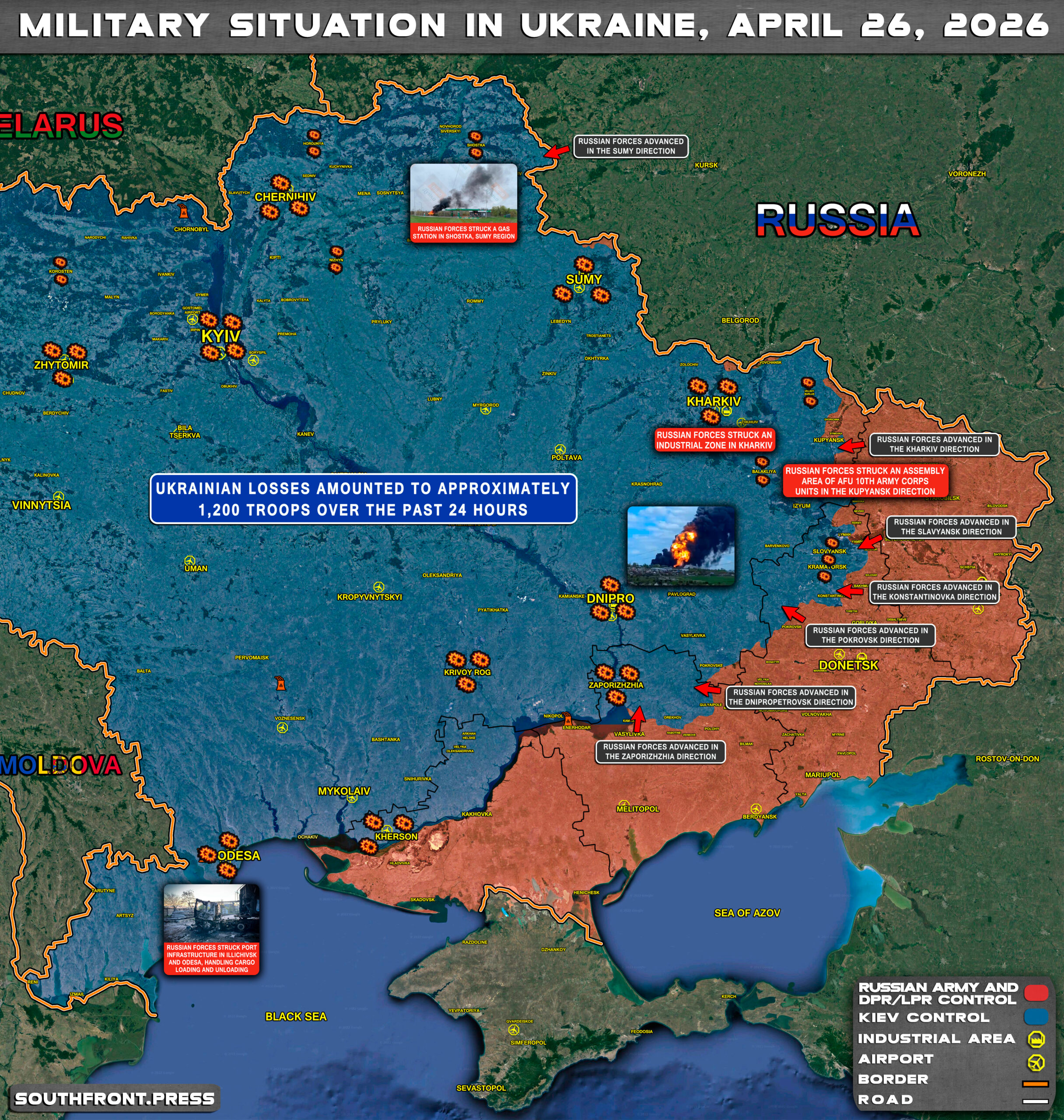 Military Situation In Ukraine On April 26 2026 Maps Update 26Apr Ukraine Map 