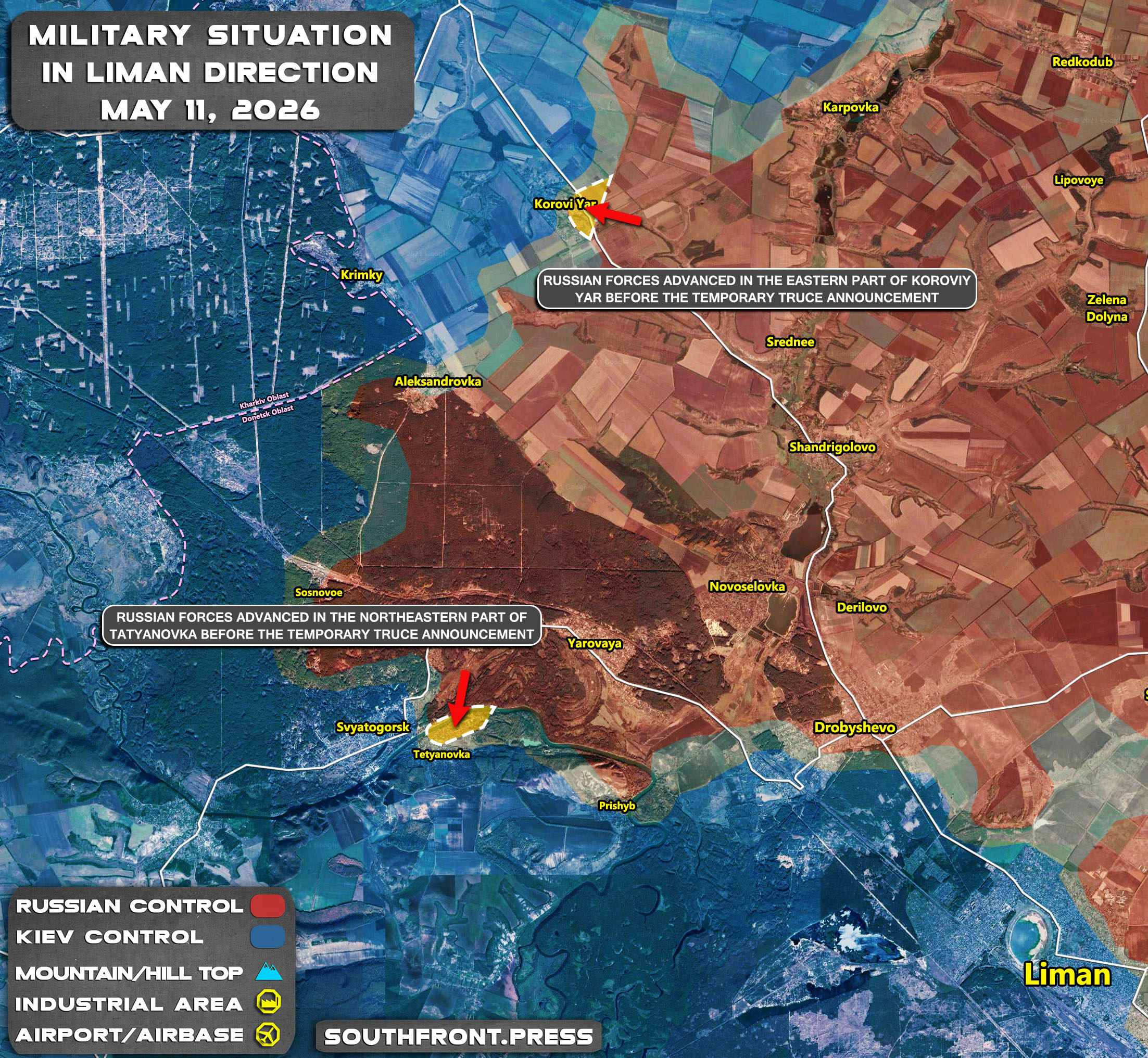 Military Situation In Ukraine On May 11 2026 Maps Update 11may2026 Ukraine Liman Map 