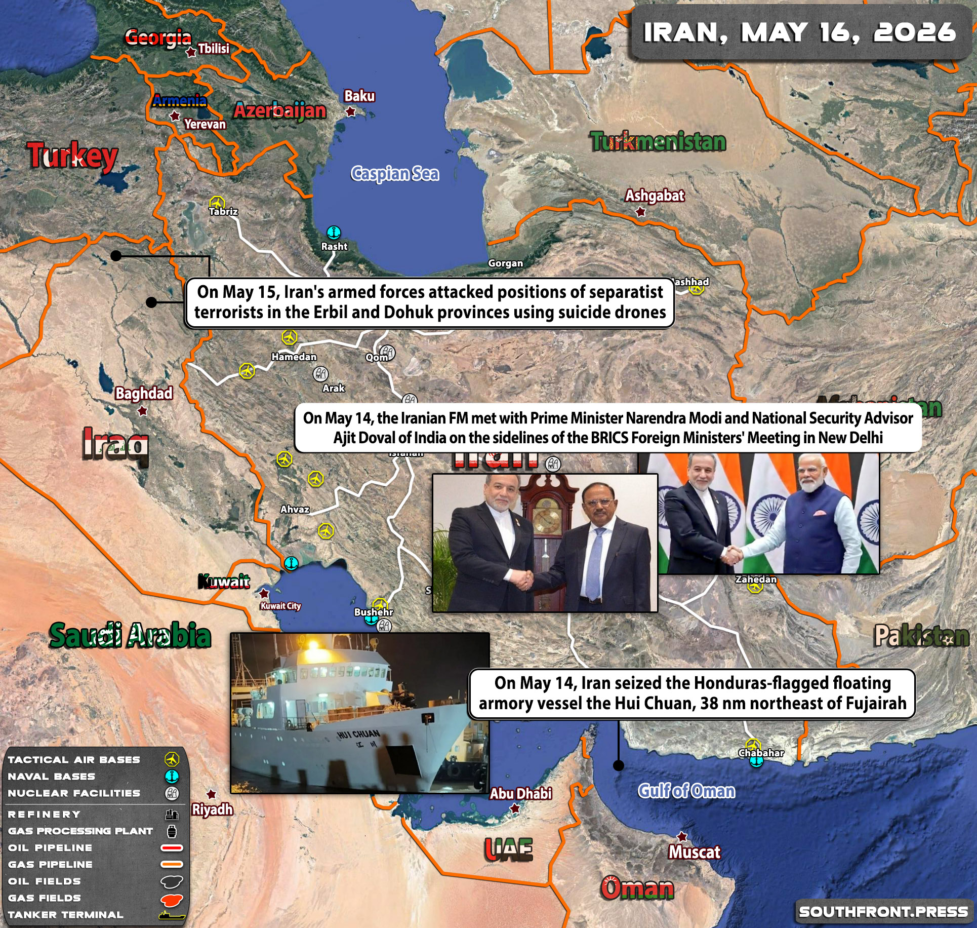 Military Situation In Iran On May 2026 Map Update 16may2026.