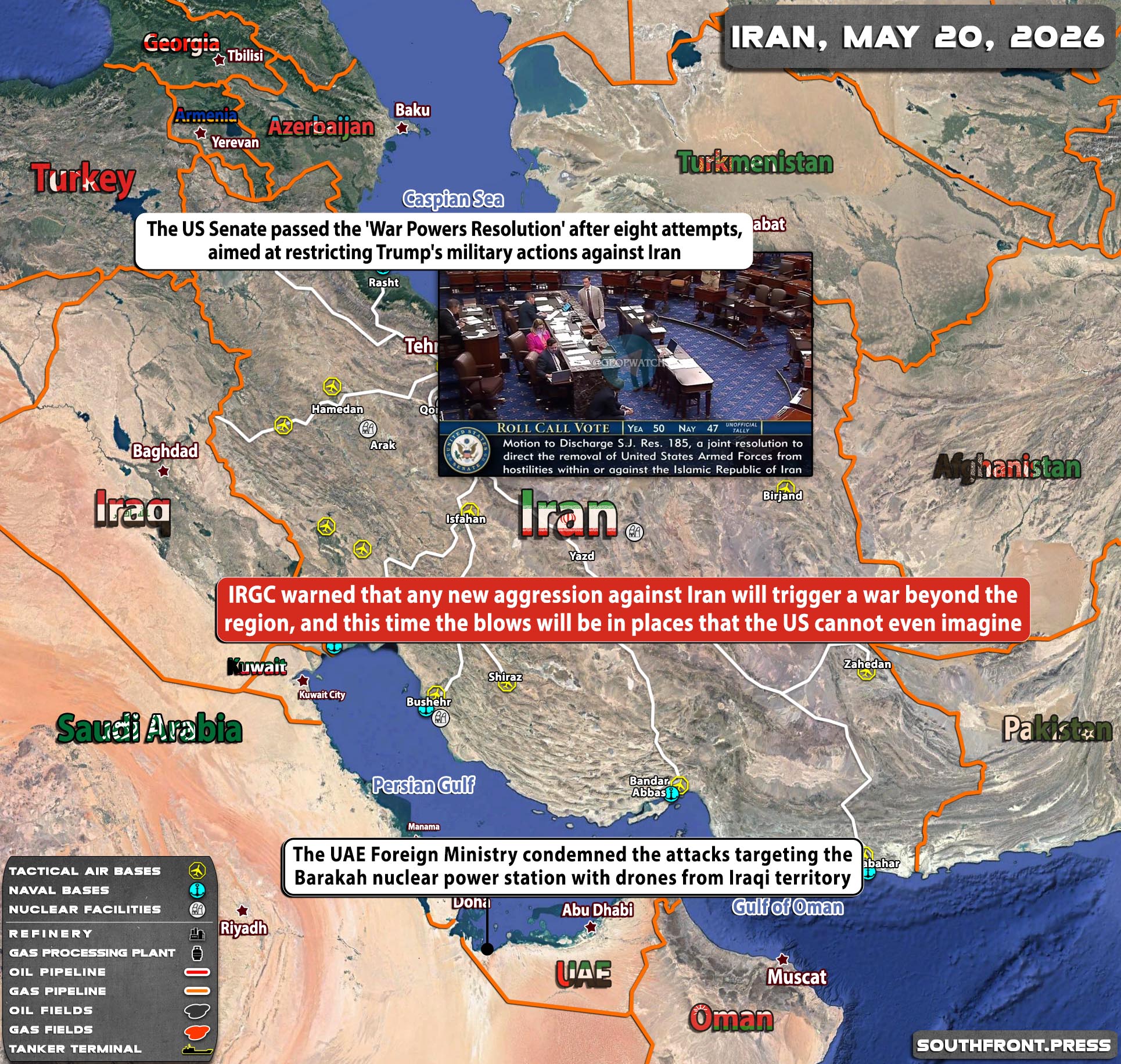 Military Situation In Iran On May 2026 Map Update 20may2026.