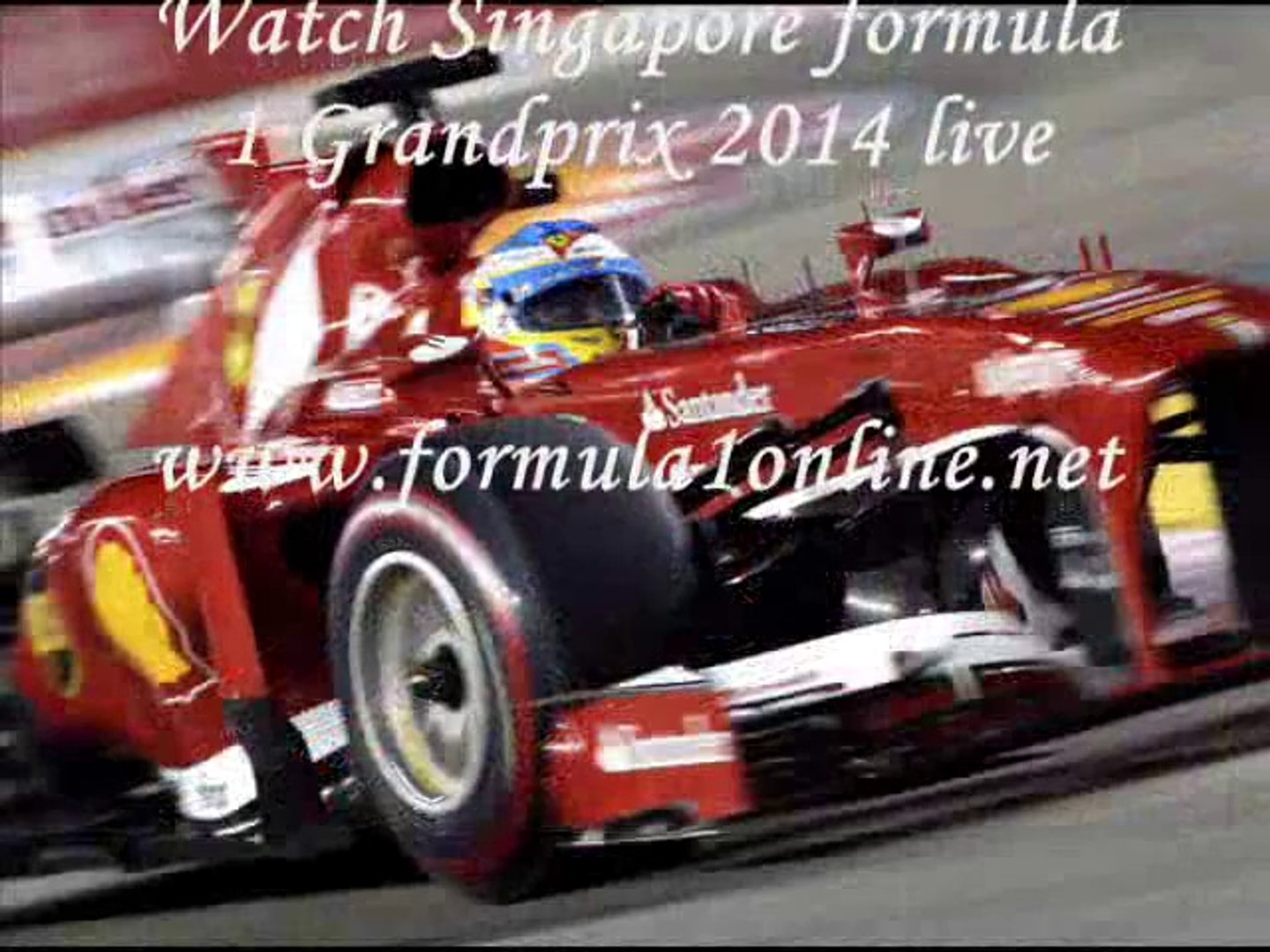 Watch Singapore Grandprix F1 Live Video Dailymotion