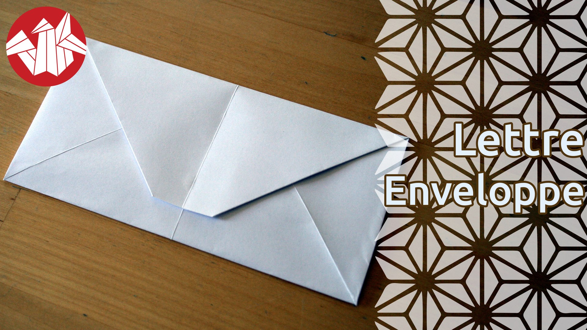 plier en deux, en trois, en éventail, en triangle. Origami Lettre Enveloppe Video Dailymotion