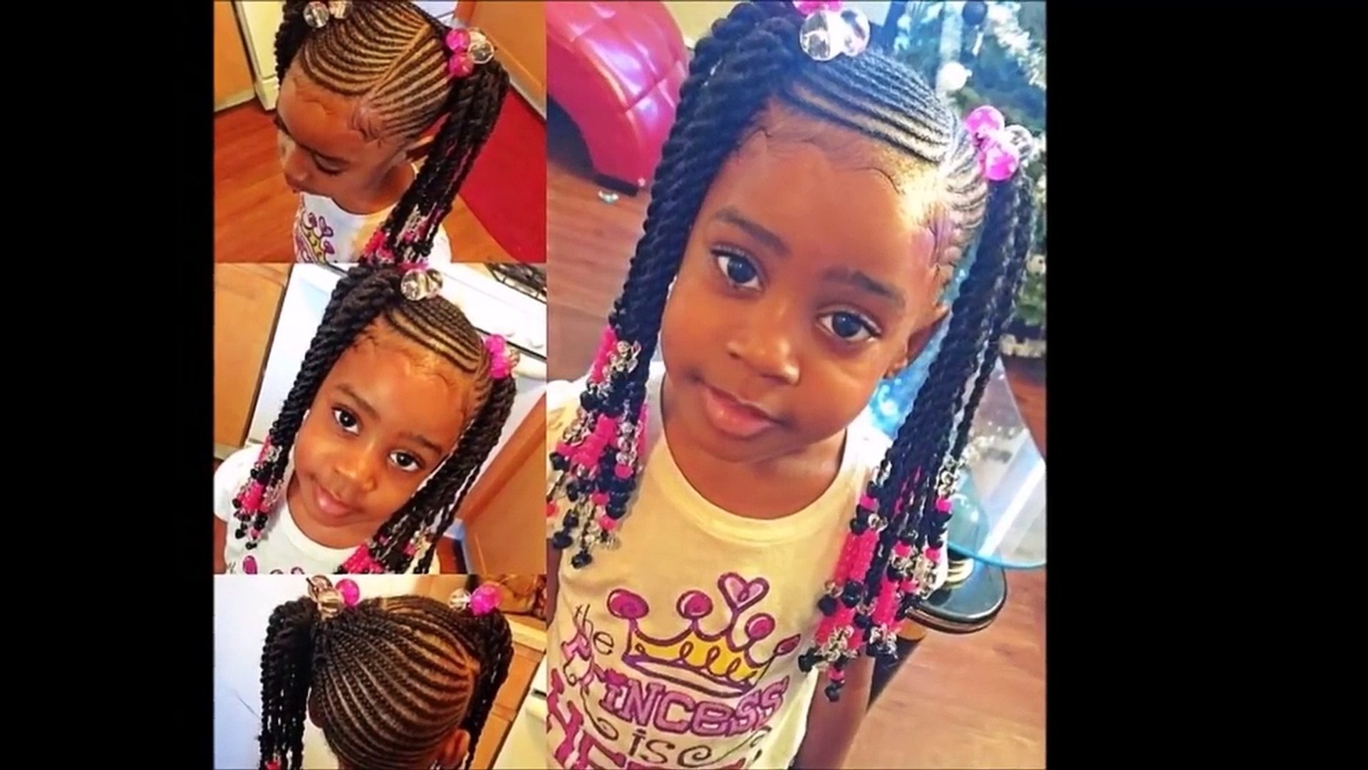 Box braid hairstyles are a classic! Trending Cornrow Hairstyles 2017 For Black Mixed Little Girls Video Dailymotion