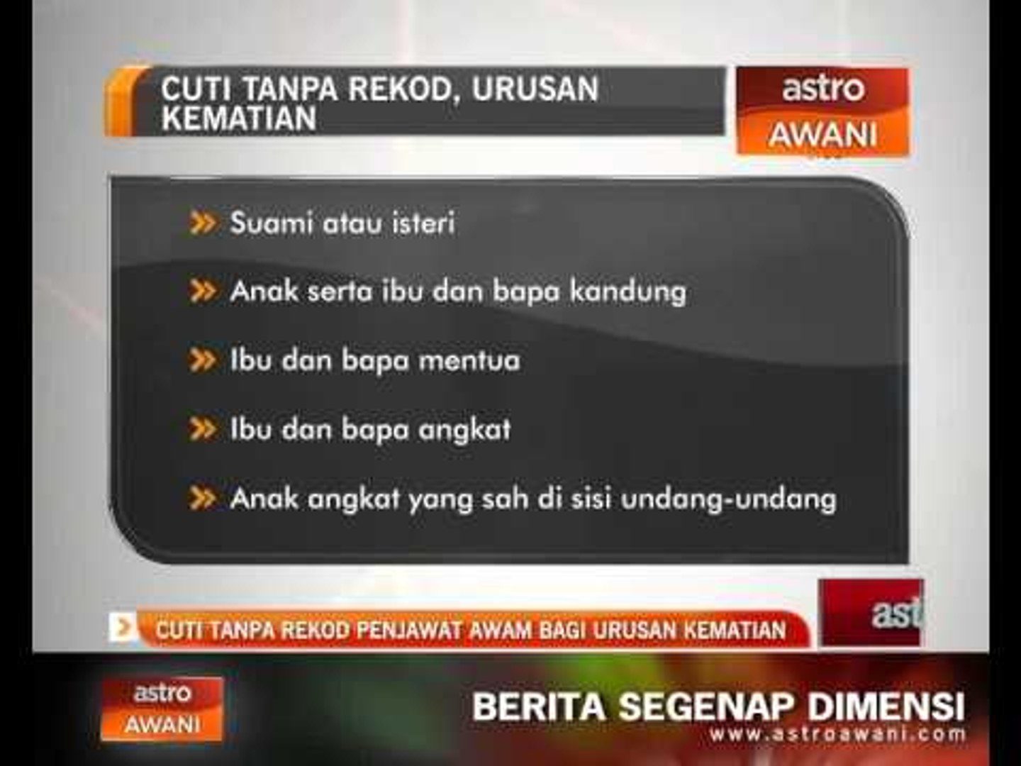 Jabatan perkhidmatan awam negeri sabah · cuti kuarantin · kadar kelayakan kemudahan cuti rehat tahunan · cuti kerana bencana alam · cuti umrah . Cuti Tanpa Rekod Kakitangan Awam