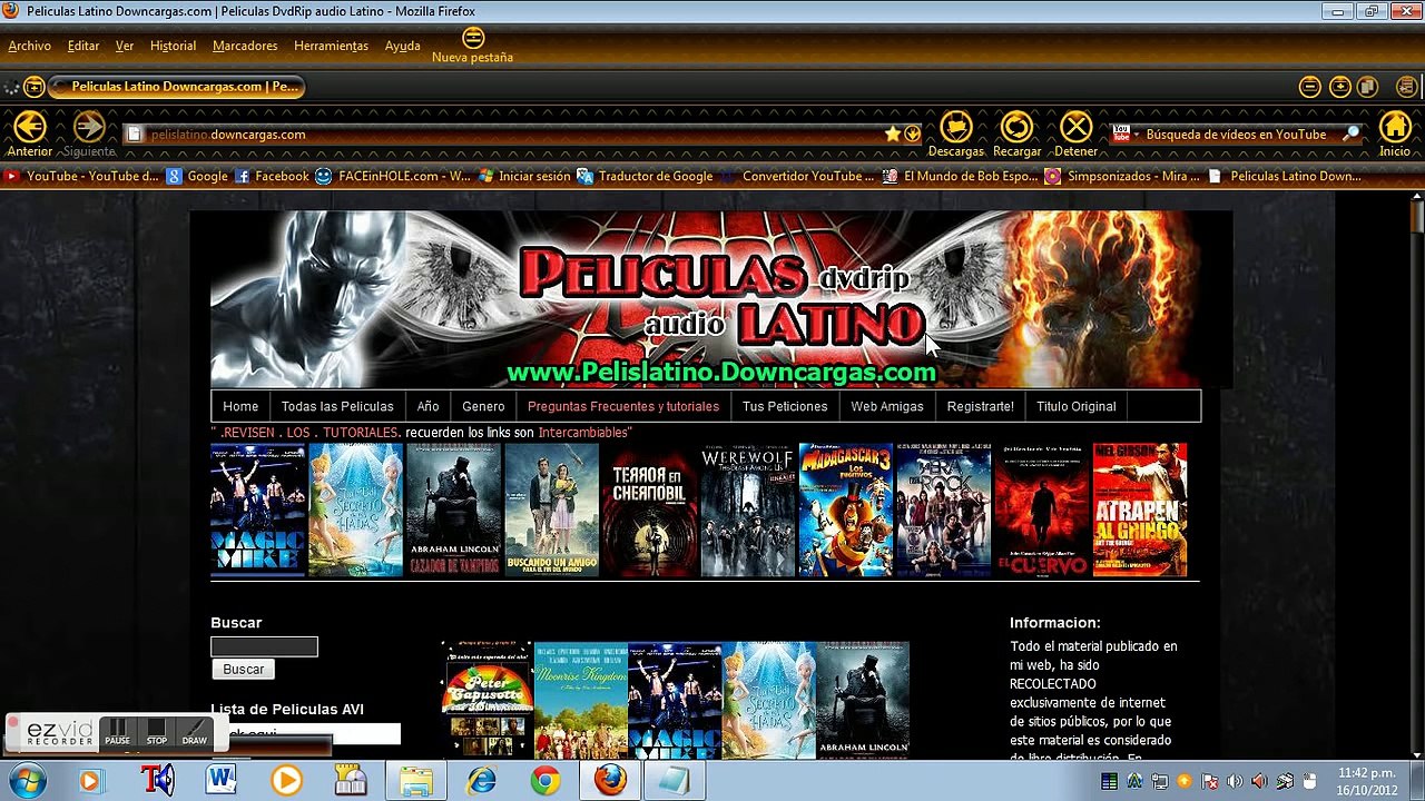 Como descargar peliculas completas en 1 solo link gratis (en español) - Vídeo Dailymotion