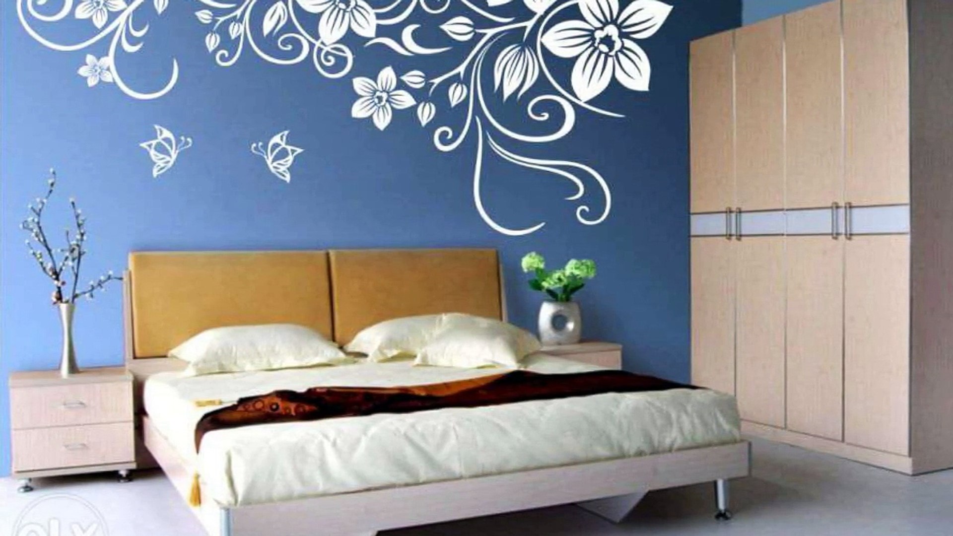 Creamy yellow paint, like this, acts as a neutral, offering a charming alternative to gray, greige or tan. Wall Painting Ideas For Bedroom Design Ideas Video Dailymotion