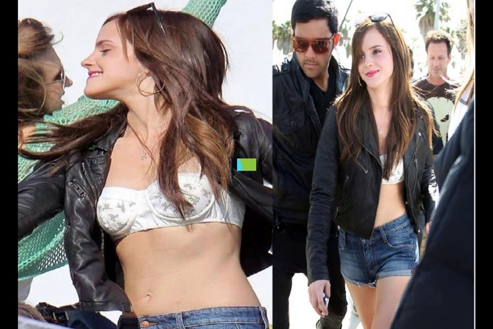 Emma Watson shows off tiny stomach & legs on set of The Bling Ring in LA -  video Dailymotion