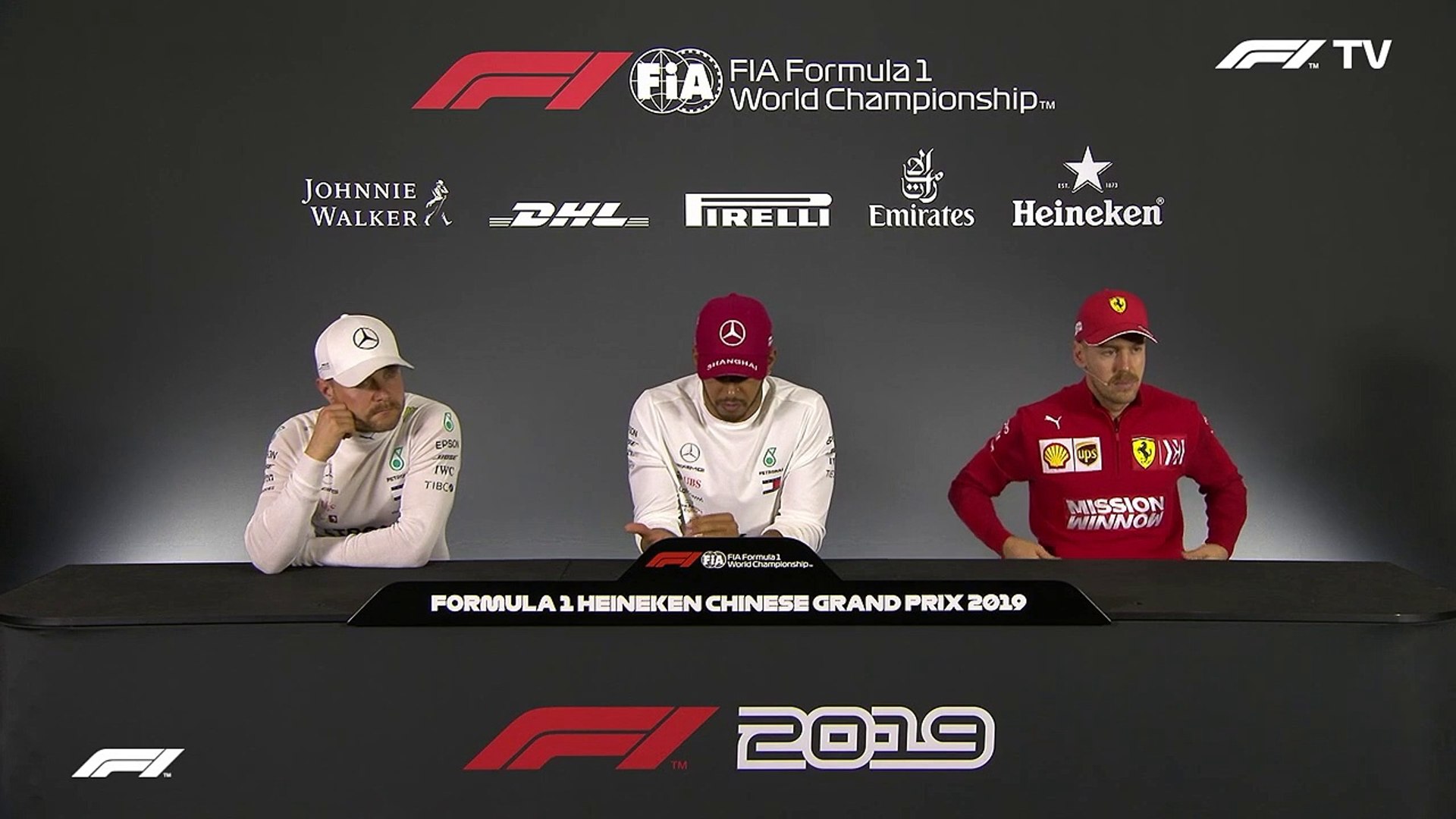 F1 2019 Chinese Gp Post Race Press Conference