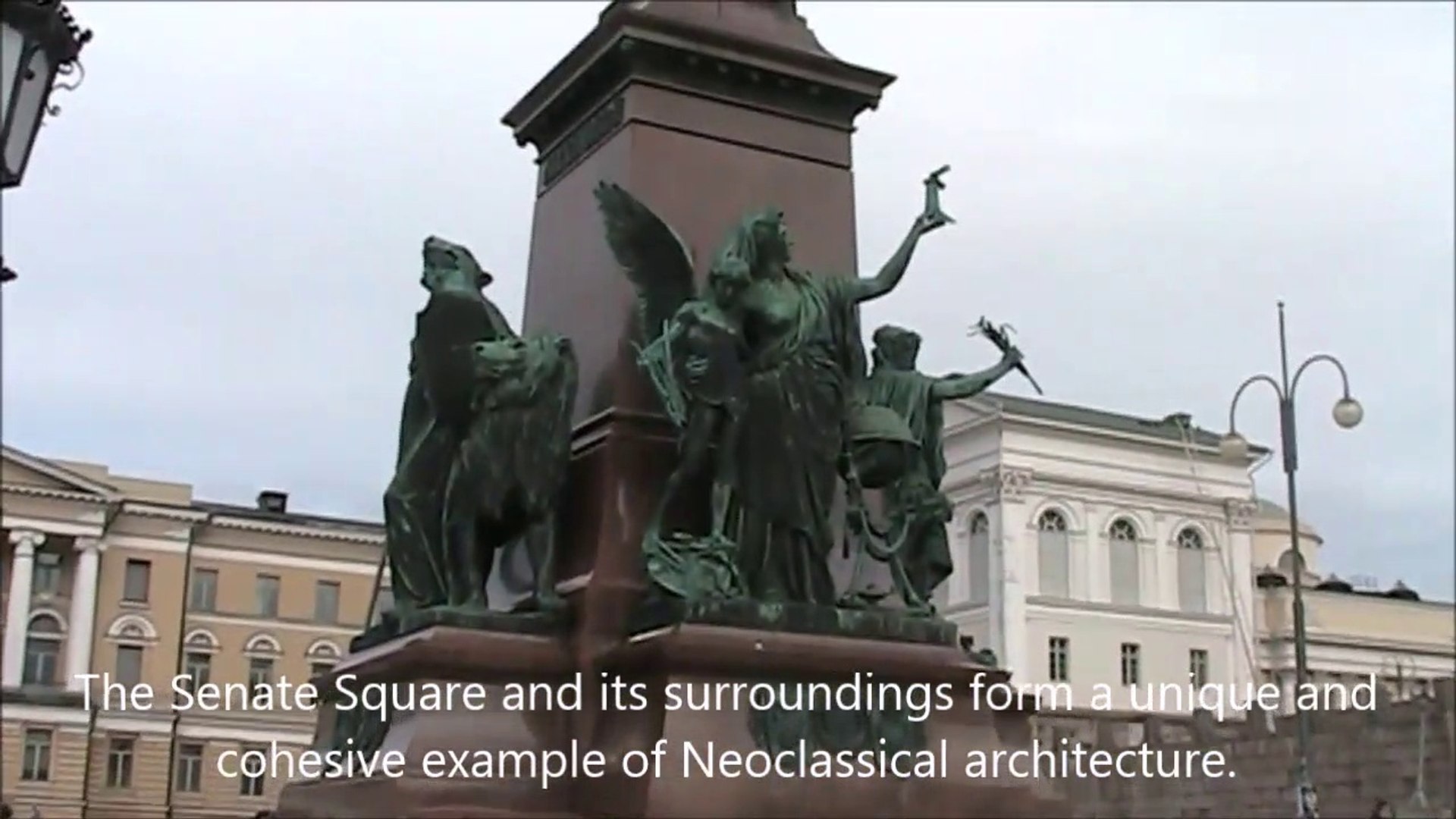Senate Square And Monument To Russian Emperor Alexander 1 Helsinki Finland Holidays