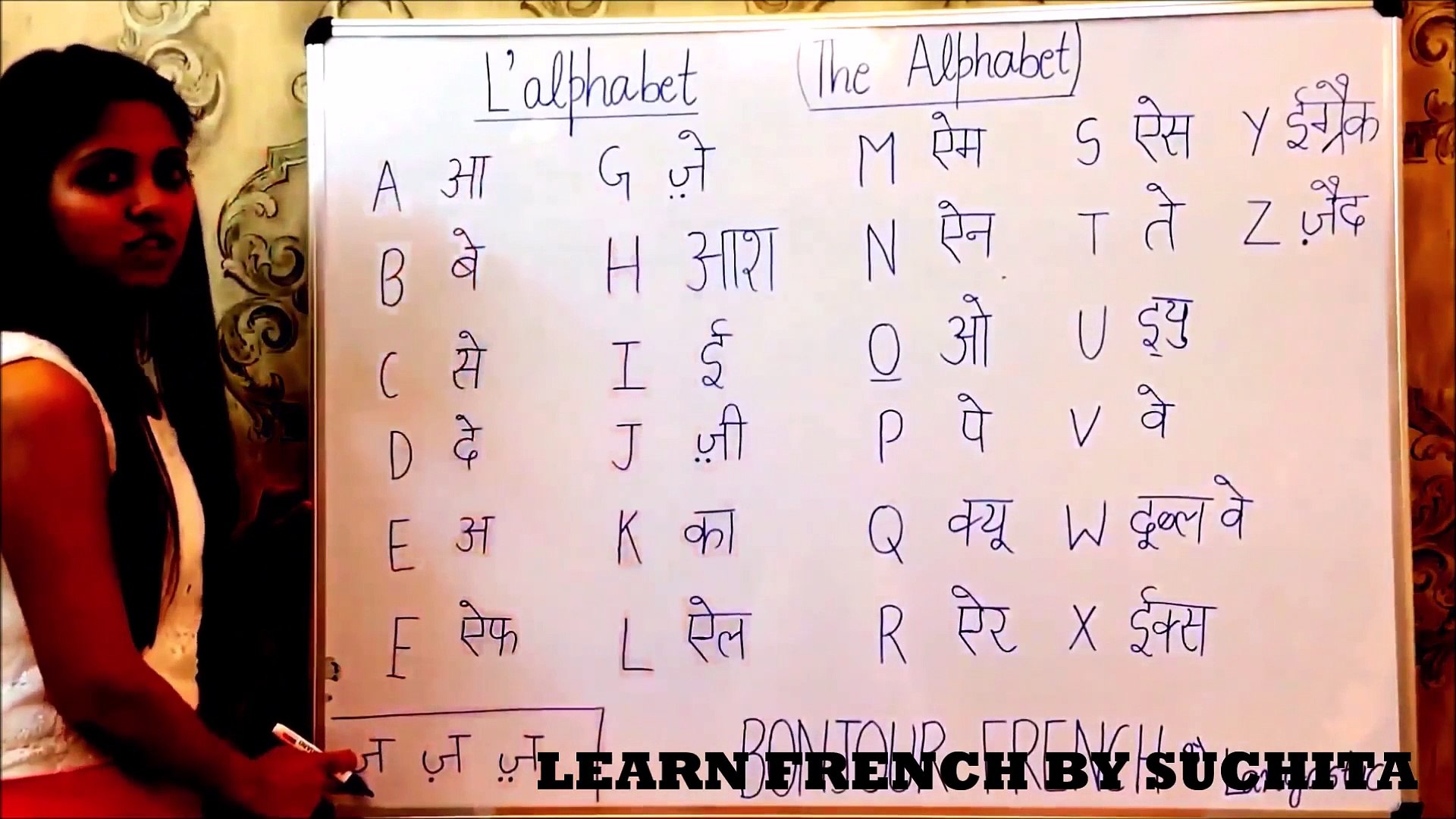 Rd.com knowledge grammar & spelling the alphabet is one of the first things we learn. French Alphabets Letters With Pronunciation By Suchita Alpha Francais 91 8920060461 Video Dailymotion