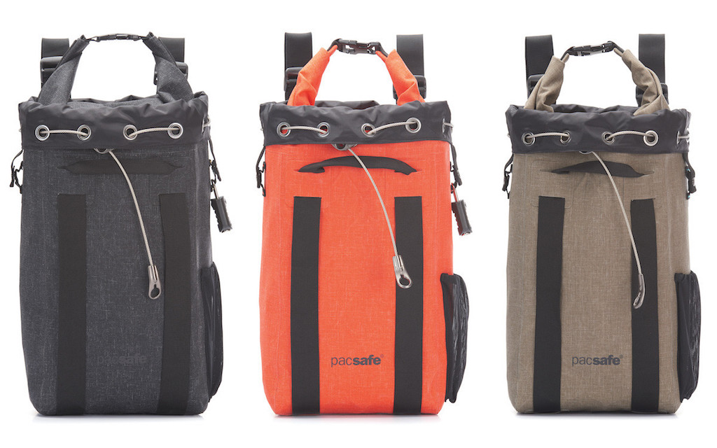 pacsafe waterproof backpack