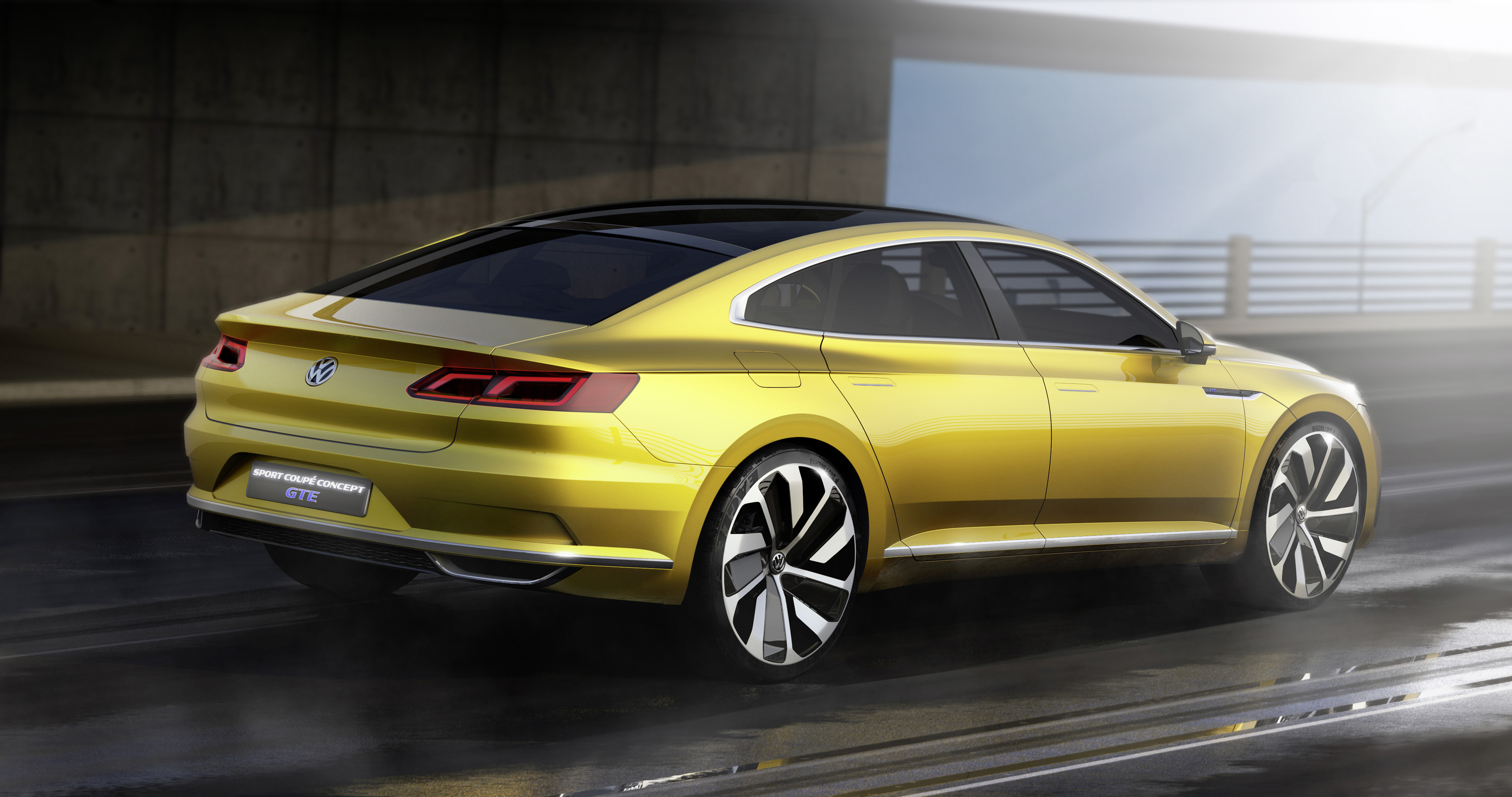 Volkswagen sport coupe concept gte revealed in geneva