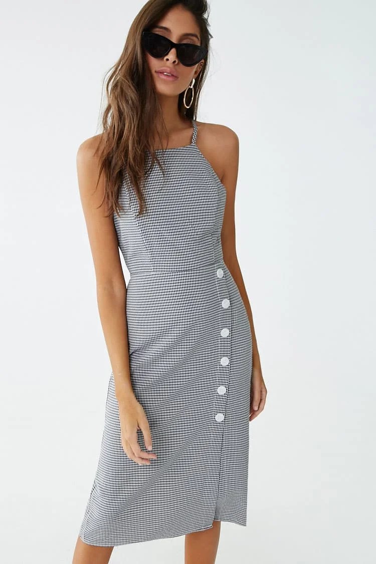 Forever 21 Gingham Print Dress