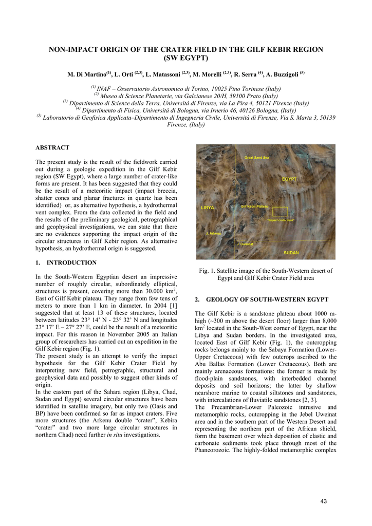 Non-Impact Origin Of The Crater Field In The Gilf Kebir Region (Sw Egypt) 1024_x_724_png