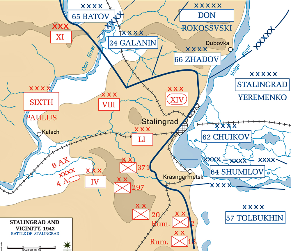 Stalingrad Battle Map 