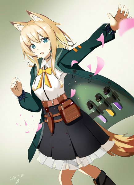 Sp sp cost duration seeks the closest enemy around and launches 10 slashes in a row, each dealing 200% atk as physical damage and stunning the target on the last hit for 2 seconds.: Podenco Arknights Zerochan Anime Image Board