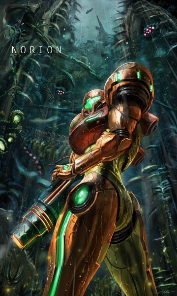 Samus aran is one of the strongest nintendo characters ever, but there are a few anime bounty hunters who'd give her a serious run for her . Samus Aran - Metroid - Image #2594182 - Zerochan Anime Image Board