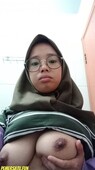 Koleksi Reupload Nina Hijab Sange Kacamata Jilbab