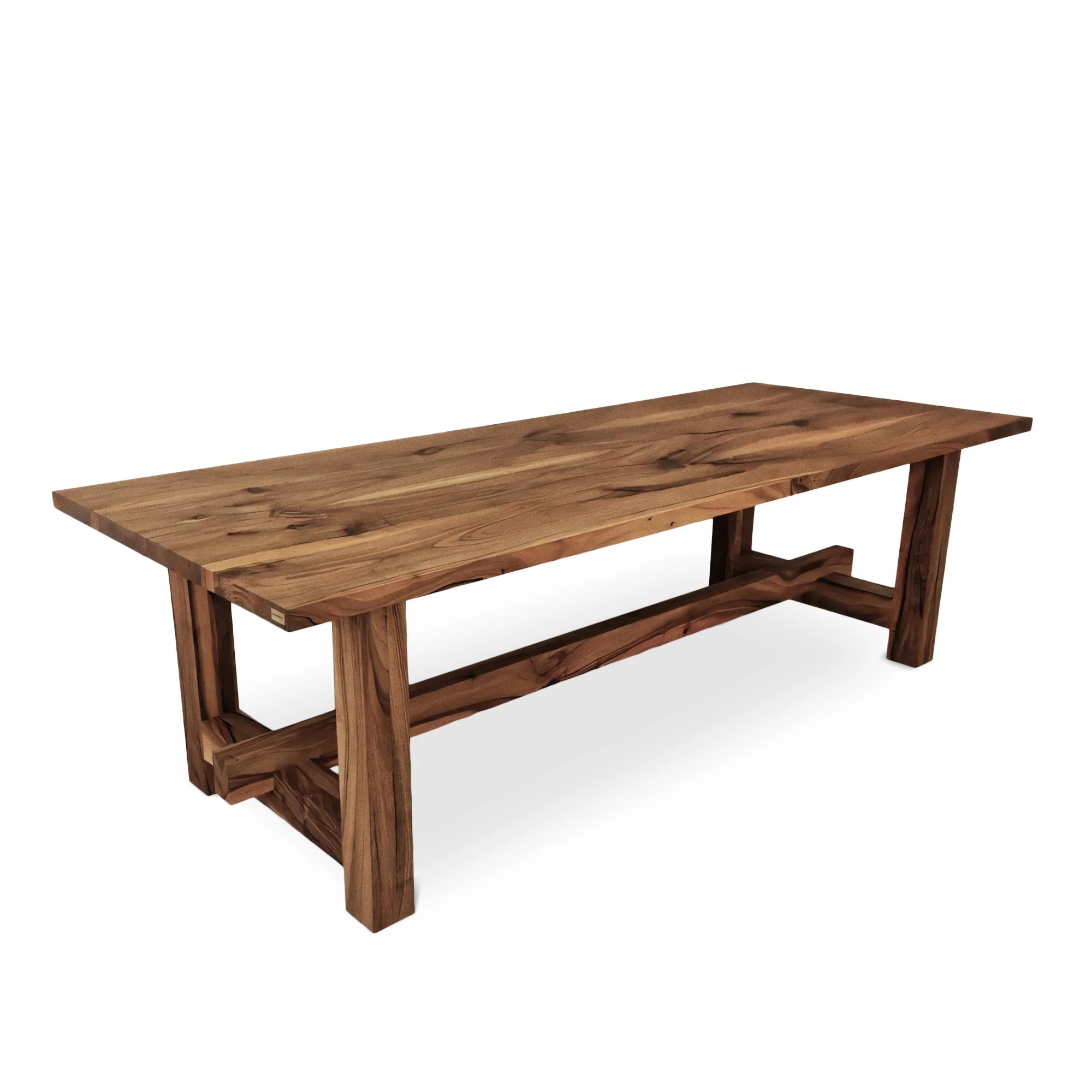 Rustic Extendable Walnut Dining Table S10 Home Furniture