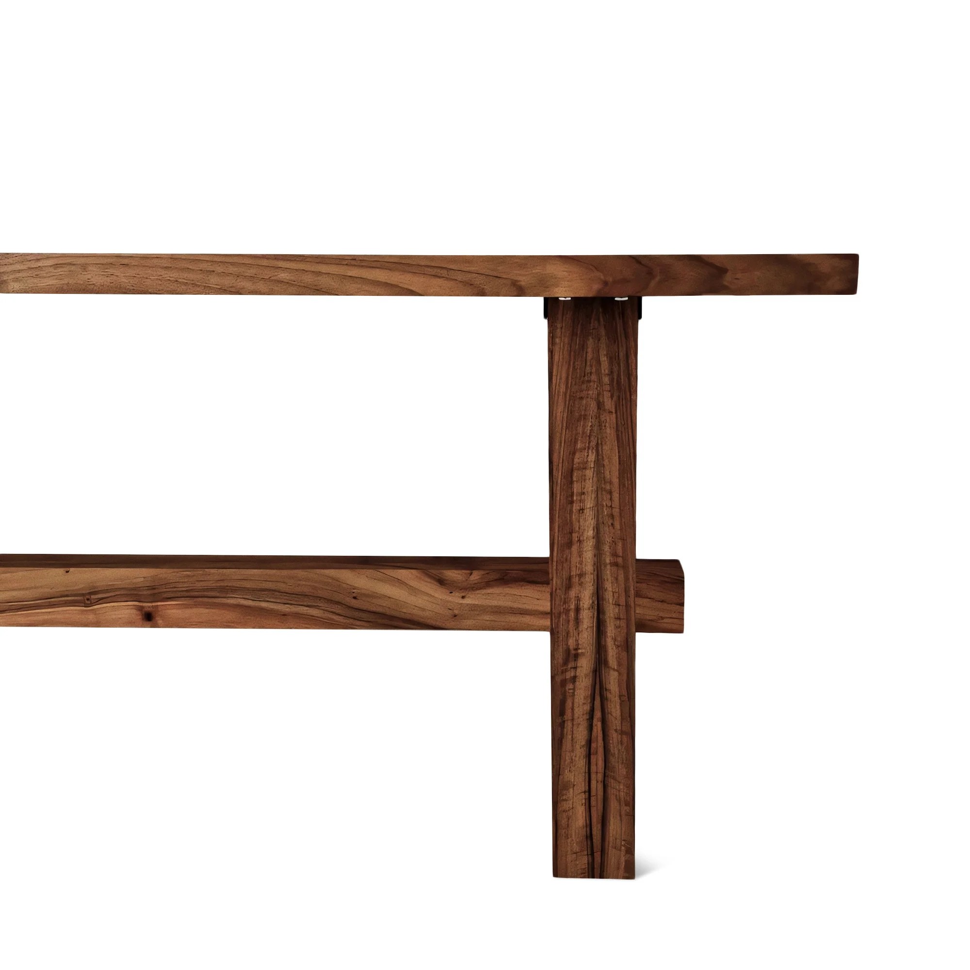 Rustic Extendable Walnut Dining Table S10 Home Furniture