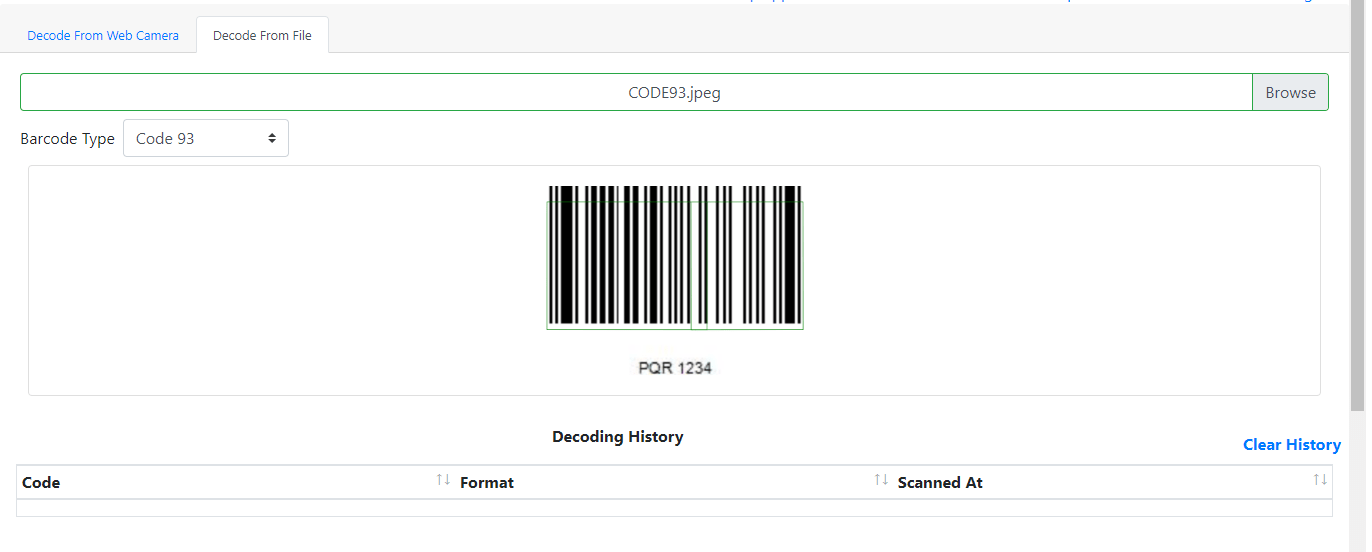 As part of a modernization initiative, cdc added barcodes to viss. Barcode Scanner Online Free From Camera Barcode Reader Online Bytescout