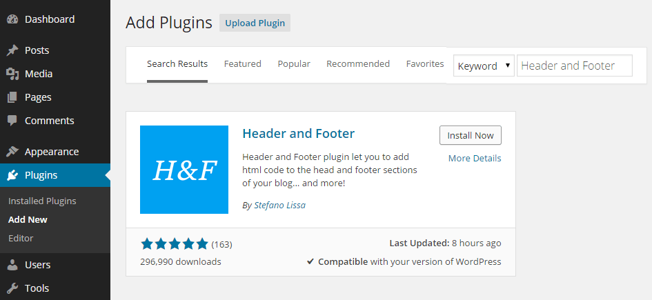 The home page of the plugin, . A Safe and Easy Way to Add Code to Your WordPress Website