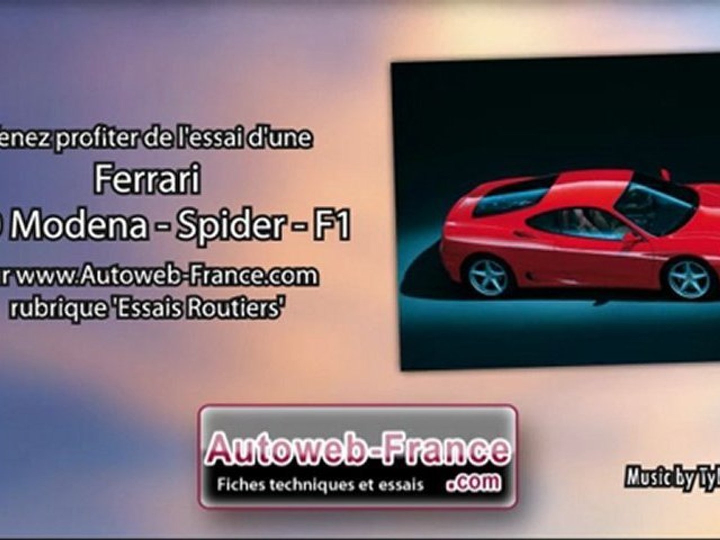 Essai Ferrari 360 Modena Spider F1 Autoweb France