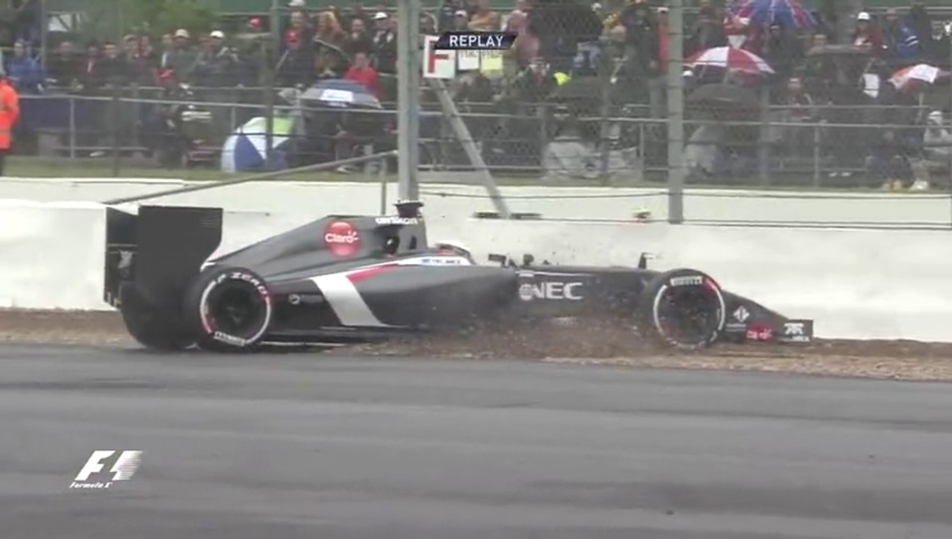 F1 British Gp 2014 Qualifying Q2 Bbc