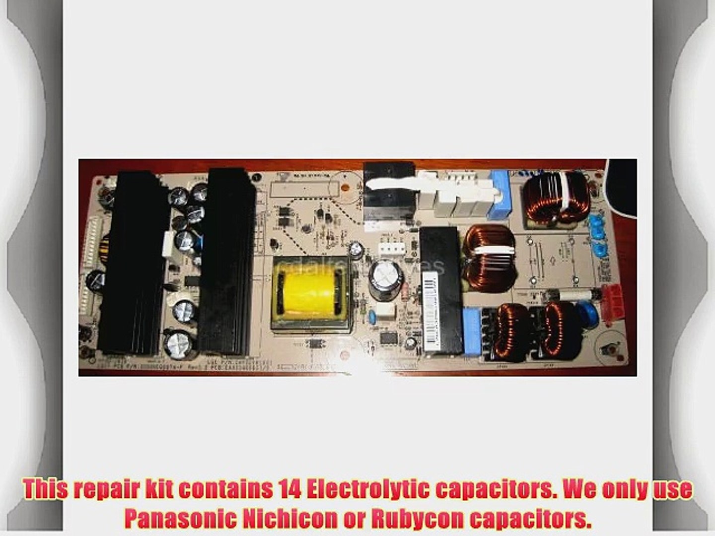 Lg 60pc1d Repair Kit Plasma Tv Capacitors Not The Entire