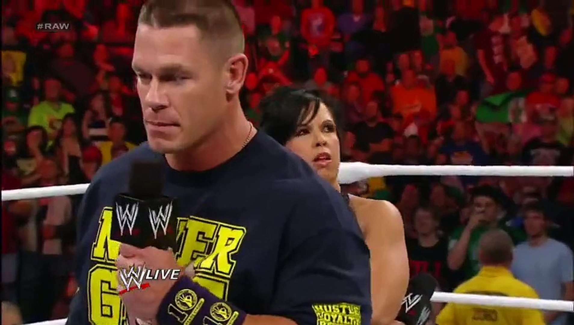 John Cena and AJ Lee Kiss - WWE Raw - Vidéo Dailymotion.