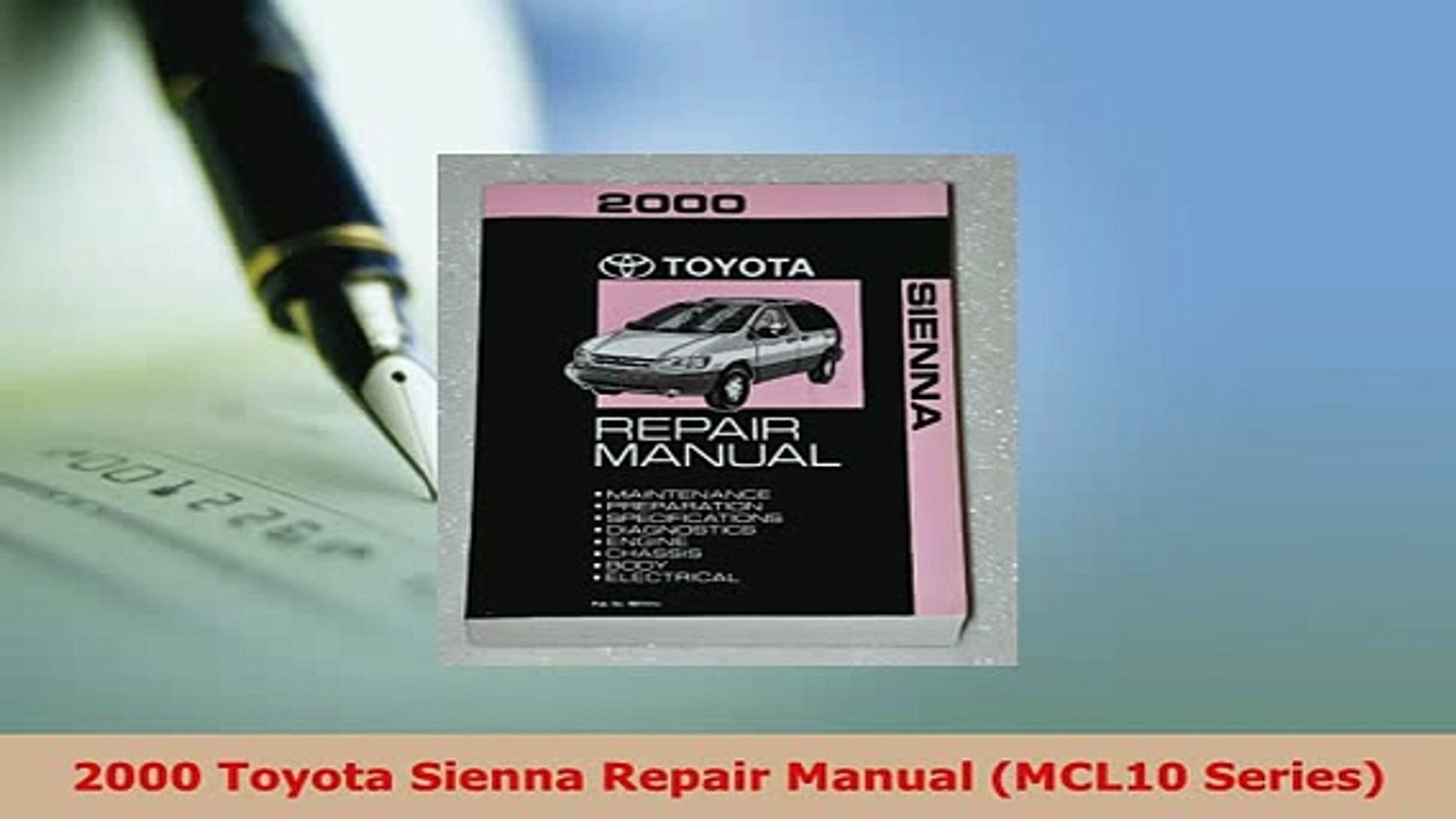 Pontiac Montana Repair Manual Ebook