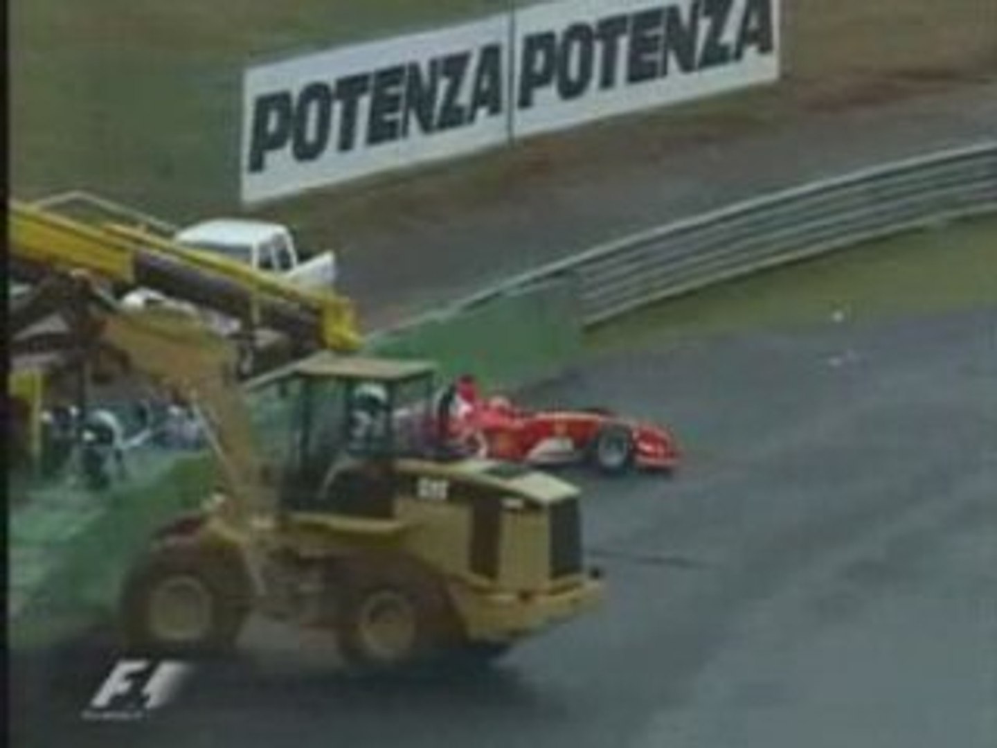 F1 2003 Brazil Michael Schumacher Crashes Out