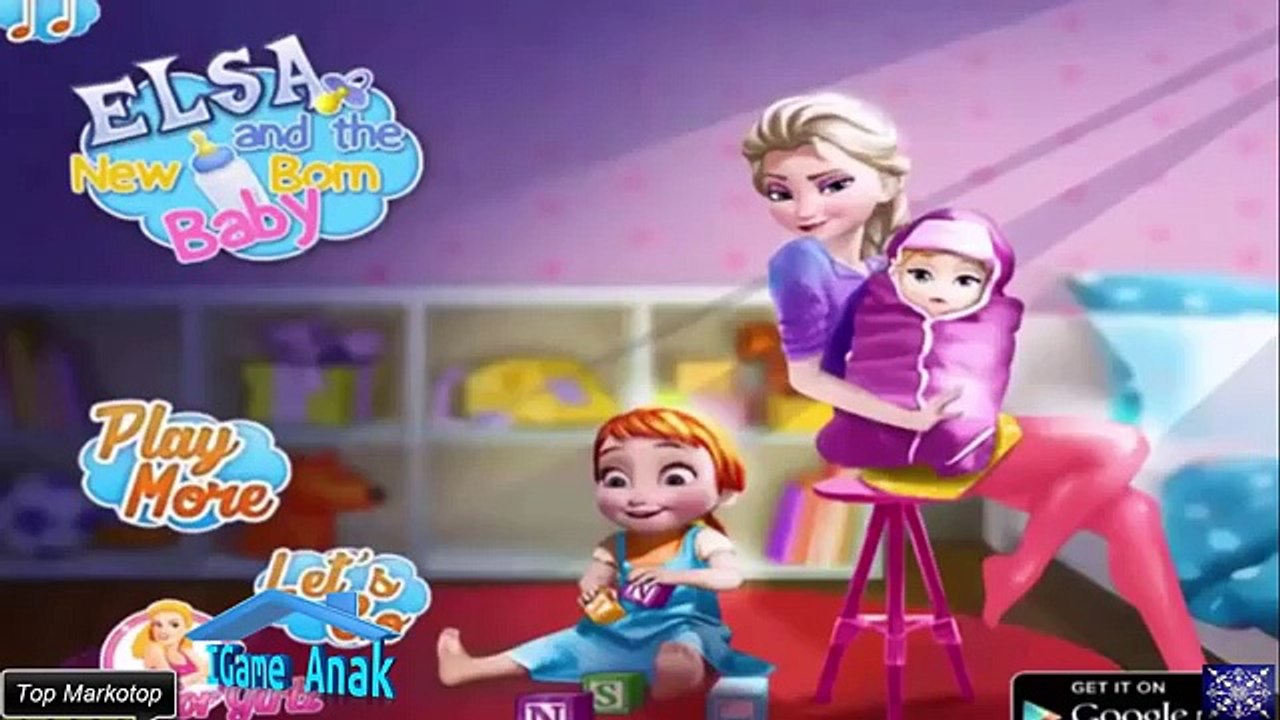 ☺elsa dan anna melahirkan. permainan frozen elsa dan anna. disney