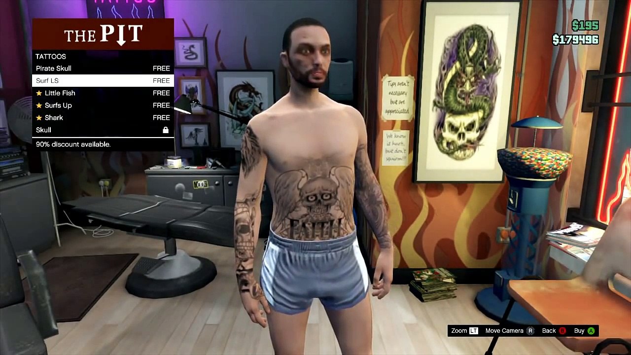 Gta Online All New Beach Bum Hairstyles Tattoos Showcase Gta V Multiplayer Video Dailymotion