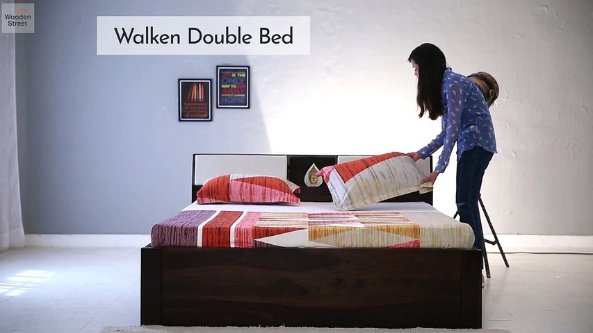 Top 5 Double Beds Best Bed Design Models Online At Wooden Street To Liven Up Your Bedroom Video Dailymotion