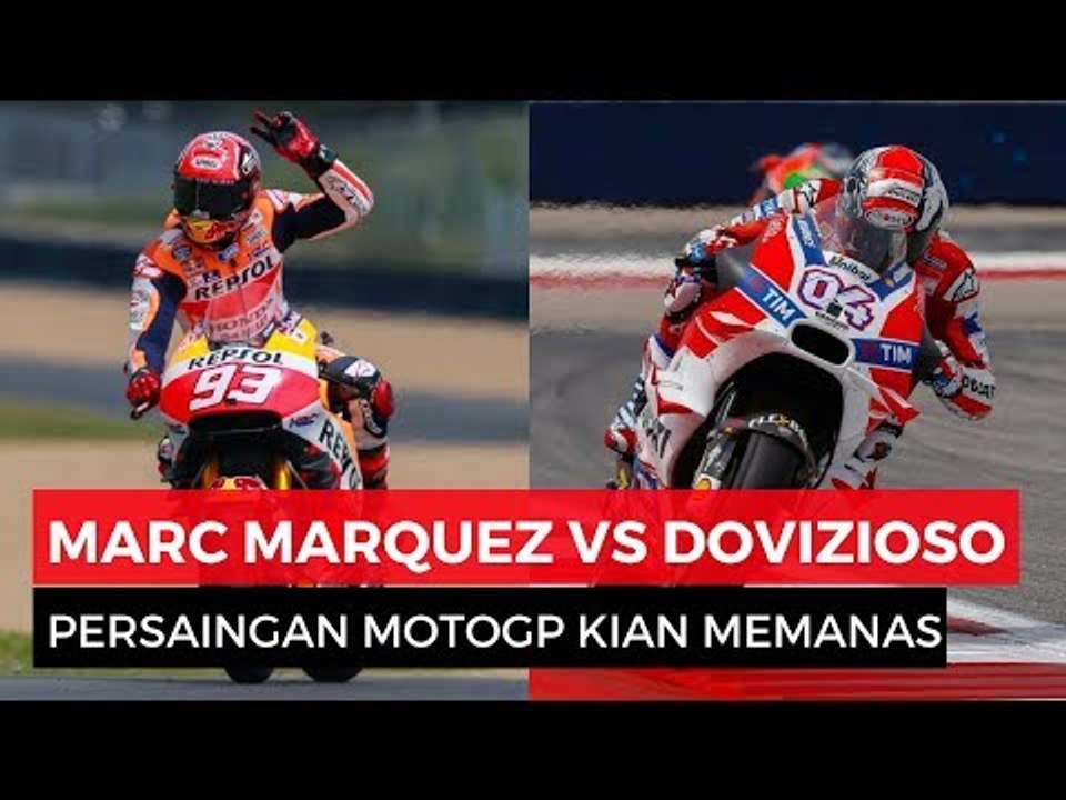 Persaingan Motogp Marc Marquez Vs Dovizioso Memanas Video