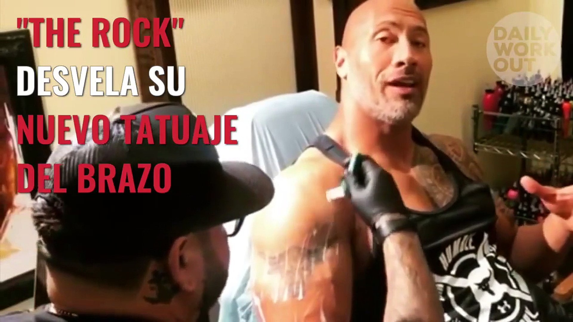 El Nuevo Tatuaje De The Rock Es Alucinante Video Dailymotion