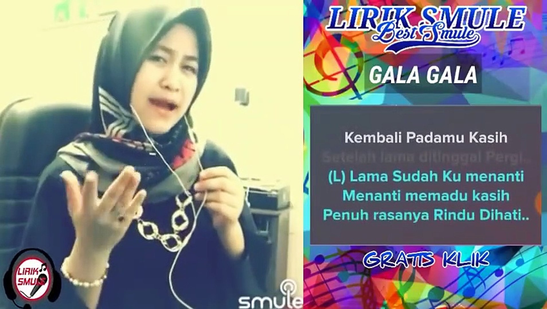 Berikut ini adalah lirik lagu lawas rhoma irama berjudul gala gala yang muncul di fyp tiktok. Gala Gala Karaoke Vindasazam Duet Bersama Artis Smule Video Dailymotion