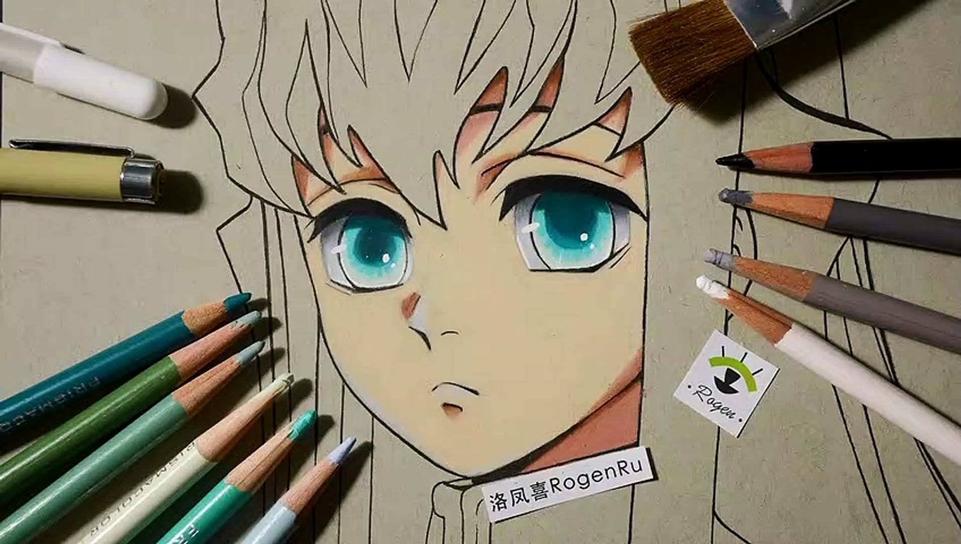 Anime pencil drawings