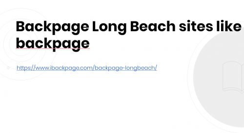 Backpage long beach