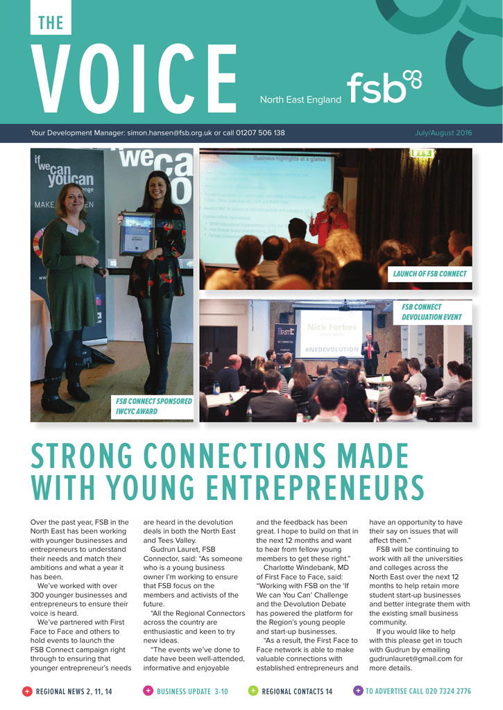 Strong Connections Made With Young Entrepreneurs