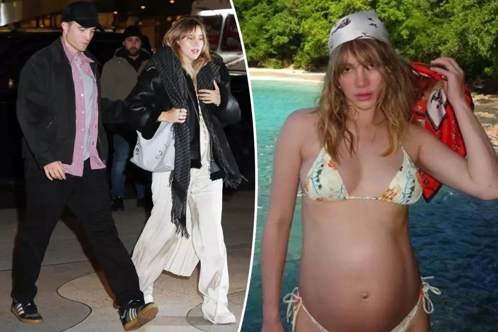 The Beach Bump: Suki Waterhouse Flaunts Her Pregnant Belly on Vacation