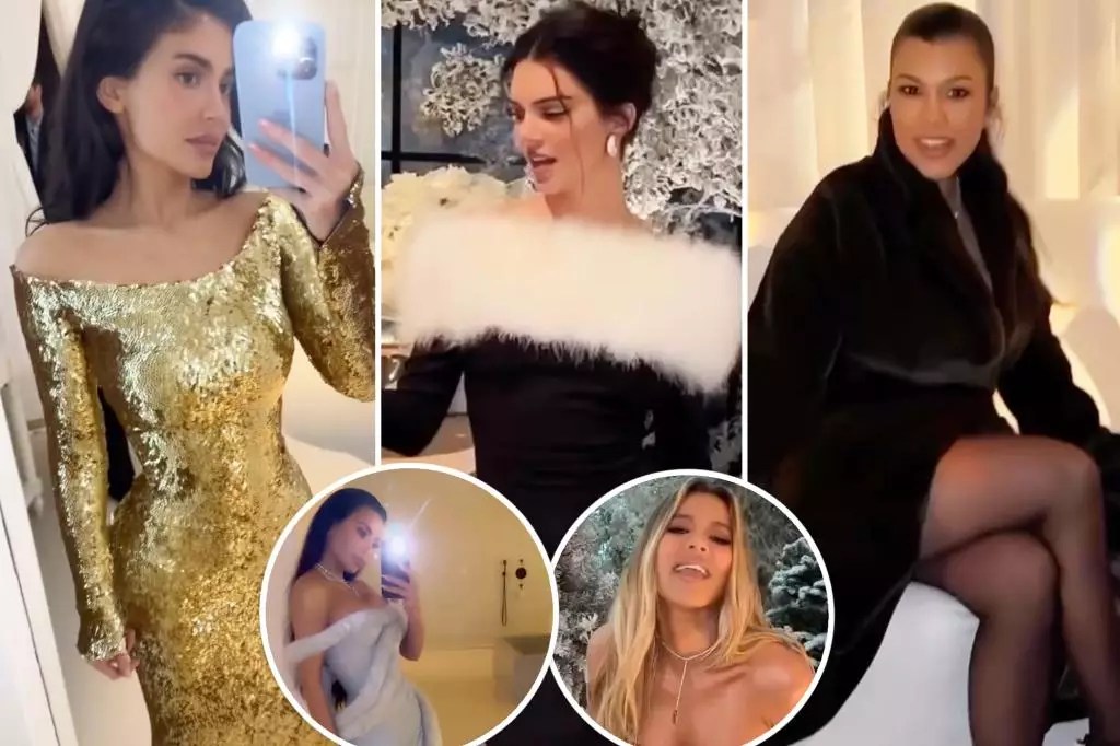Fashionable and Glamorous: A Glimpse into the Kardashian-Jenner Christmas Celebration