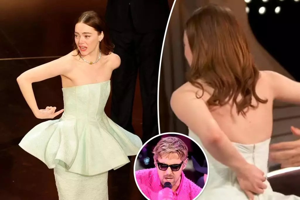 Wardrobe Malfunction at the Oscars: Emma Stone’s Unzipped Dress