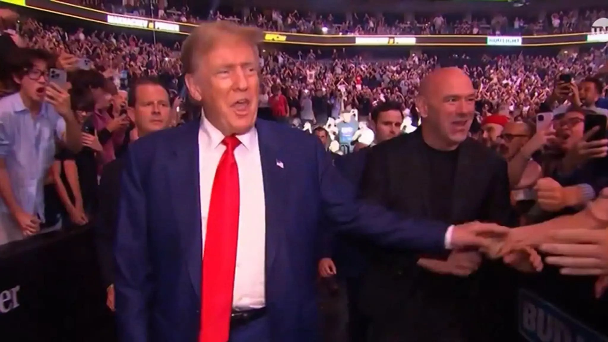 Donald Trump Receives Rousing Ovation at UFC 302