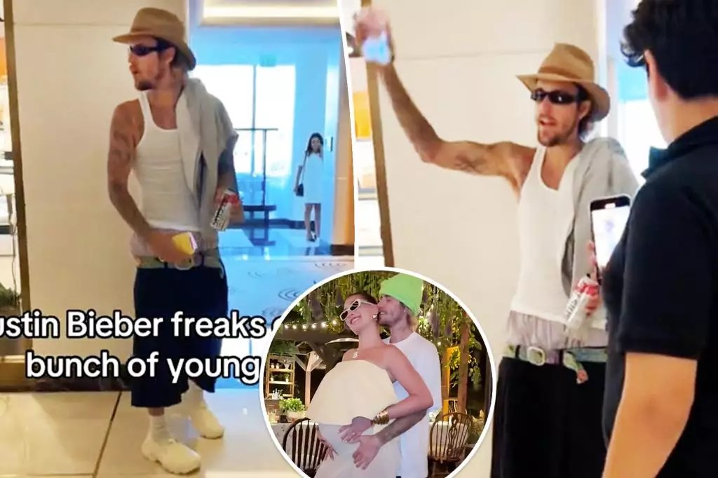 Justin Bieber Scolds Teens at Los Angeles Hotel