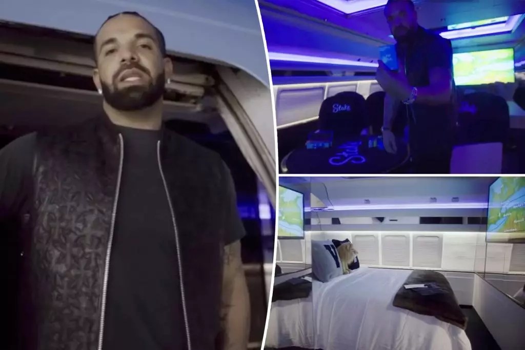 Luxury Redefined: Drake’s Private Jet is a Testament to Ambition and Artistic Success
