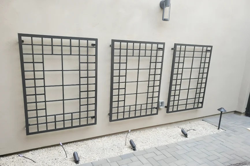 Wall Mounted Metal Garden Trellis S2n Industries